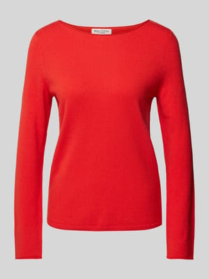 Regular fit gebreide pullover van zachte scheerwolmix met rolzoom Shop The Look MANNEQUINE