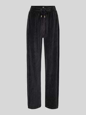 Sweatpants met elastische band, model ‘Velluto’ Shop The Look MANNEQUINE