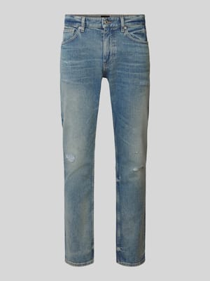 Slim Fit Jeans im Destroyed-Look Modell 'DELAWARE' Shop The Look MANNEQUINE