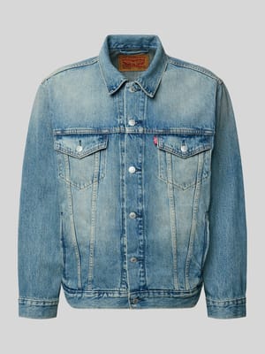 Kurtka jeansowa o kroju relaxed fit z czystej bawełny Shop The Look MANNEQUINE