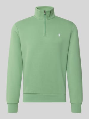 Regular Fit Troyer aus Baumwoll-Mix Shop The Look MANNEQUINE