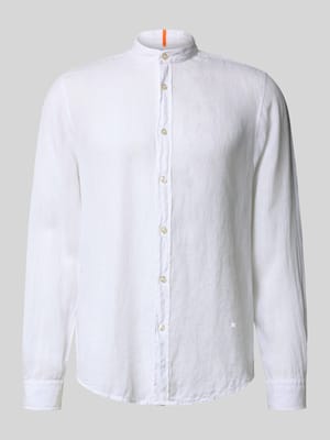 Regular Fit Freizeithemd aus reinem Leinen Modell 'RACE_1_M' Shop The Look MANNEQUINE
