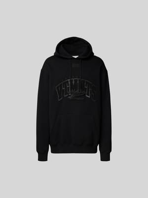 Hoodie mit Label-Stitching Shop The Look MANNEQUINE