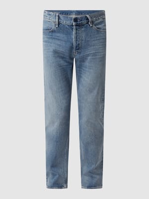 Straight fit jeans van katoen, model 'Triple A' Shop The Look MANNEQUINE
