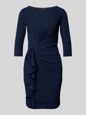 Cocktailkleid mit Volant und 3/4-Arm Shop The Look MANNEQUINE