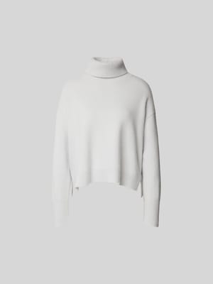 Pullover mit gerippten Abschlüssen Shop The Look MANNEQUINE