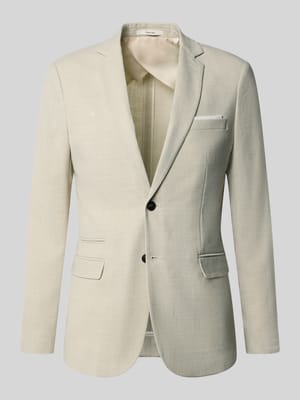 Marynarka garniturowa o kroju slim fit z dodatkiem wełny model 'SLIM-OASIS' Shop The Look MANNEQUINE