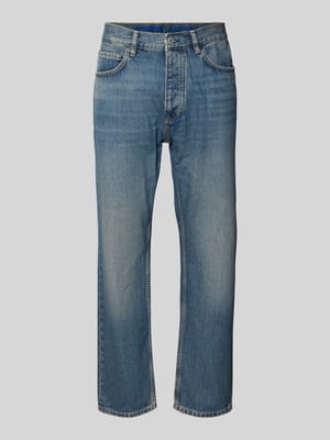 Straight Fit Jeans aus reiner Baumwolle Modell 'JONAH' Shop The Look MANNEQUINE