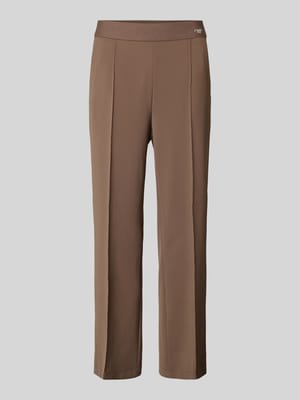 Spodnie materiałowe o prostym kroju z ozdobnym szwem Model 'Cameron' Shop The Look MANNEQUINE