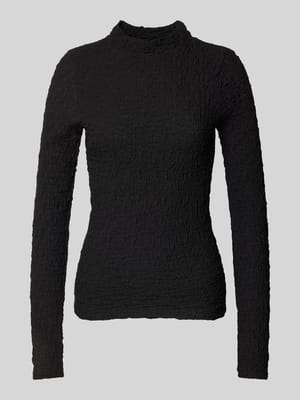 Longsleeve mit Stehkragen Modell 'Megan' Shop The Look MANNEQUINE