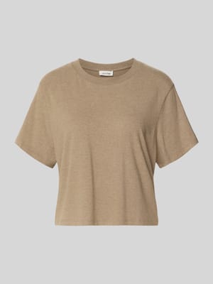 T-shirt met ronde hals, model 'YPAWOOD' Shop The Look MANNEQUINE