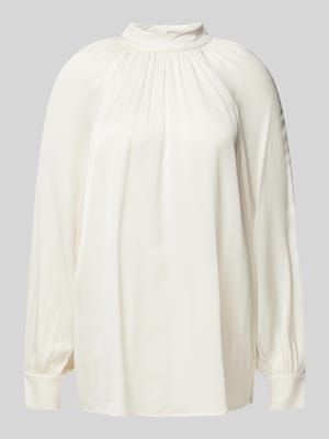 Blouse van viscose met plooien Shop The Look MANNEQUINE