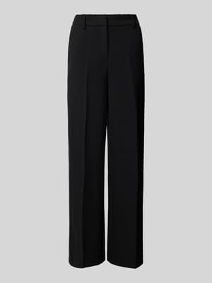 Wide leg stoffen broek met persplooien, model 'LIKKA' Shop The Look MANNEQUINE