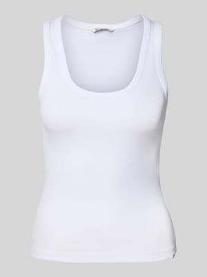 Slim Fit Tank Top in Rippoptik Shop The Look MANNEQUINE