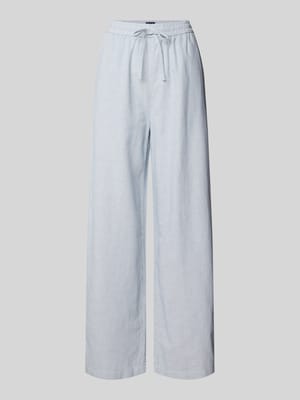 Weite Hose aus Baumwoll-Leinen-Mix Shop The Look MANNEQUINE