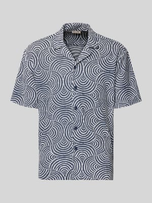 Relaxed Fit Freizeithemd mit Baumwoll-Anteil Modell 'CLEMENT' Shop The Look MANNEQUINE