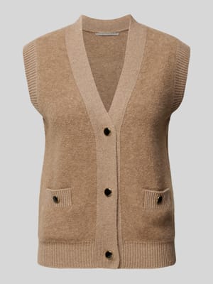 Mouwloos vest met zijzakken Shop The Look MANNEQUINE