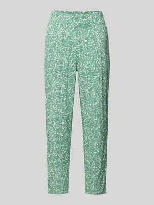 Relaxed fit stoffen broek van viscosemix Shop The Look MANNEQUINE