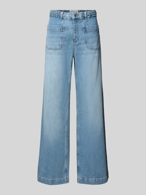 Jeansy o kroju regular fit z wpuszczanymi kieszeniami Shop The Look MANNEQUINE