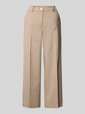 Fein strukturierte Hose mit Bügelfalten Shop The Look MANNEQUINE
