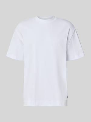 T-shirt met ronde hals, model 'Carl' Shop The Look MANNEQUINE