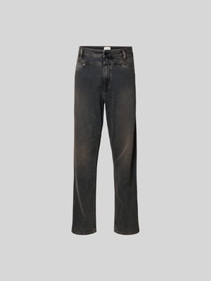 Straight Fit Jeans mit Logo-Patch Shop The Look MANNEQUINE