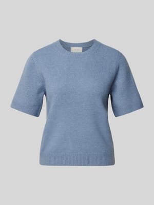 Gebreide pullover met ribboorden Shop The Look MANNEQUINE