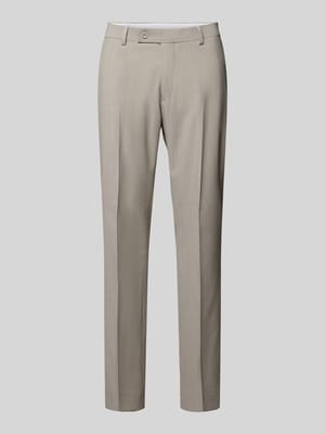 Slim fit pantalon met persplooien Shop The Look MANNEQUINE