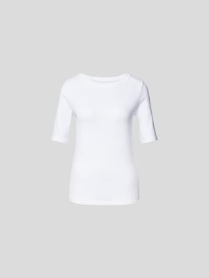 T-Shirt mit Rundhalsausschnitt Shop The Look MANNEQUINE