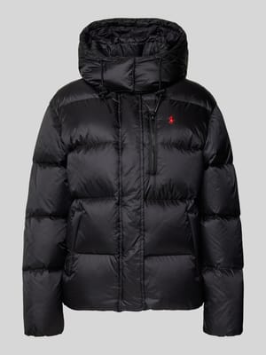 Donsjack met blinde ritssluiting en steekzakken Shop The Look MANNEQUINE