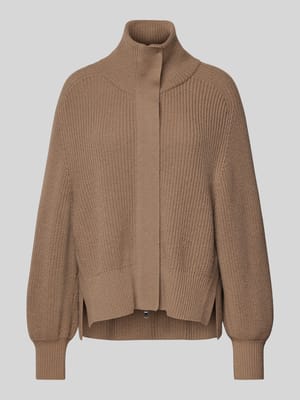 Strickjacke mit Stehkragen Shop The Look MANNEQUINE