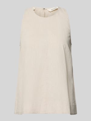 Regular Fit Blusentop aus Leinen-Baumwoll-Mix Modell 'LUISA' Shop The Look MANNEQUINE