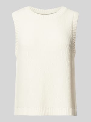 Tanktop in Strick-Optik Modell 'DOTTIES' Shop The Look MANNEQUINE