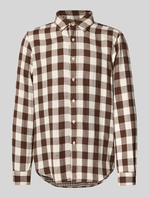 Regular Fit Freizeithemd mit Kentkragen Shop The Look MANNEQUINE