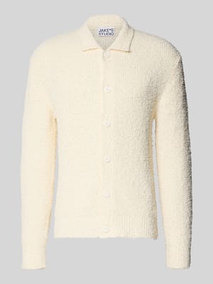Strickjacke mit Knopfleiste Shop The Look MANNEQUINE