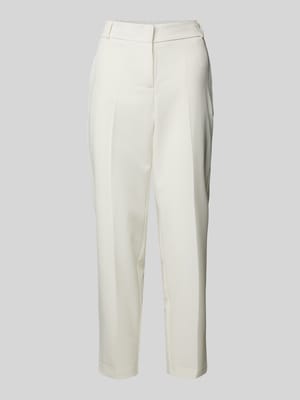 Tapered fit stoffen broek met elastische band Shop The Look MANNEQUINE