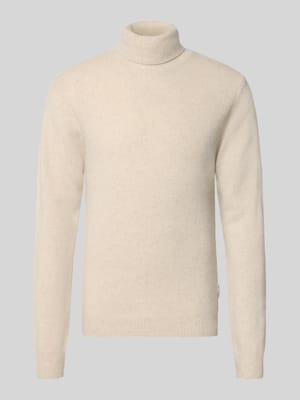 Slim Fit Rollkragenpullover aus Woll-Mix Modell 'Karl' Shop The Look MANNEQUINE