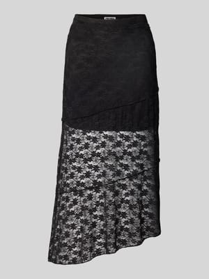 Spódnica midi z efektem podpalenia Shop The Look MANNEQUINE