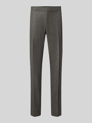 Regular Fit Anzughose aus Woll-Mix Modell 'Leon' Shop The Look MANNEQUINE