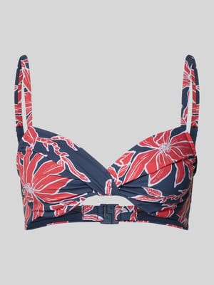 Bikini-Oberteil mit Knotendetail Modell 'Camolo Underwire' Shop The Look MANNEQUINE