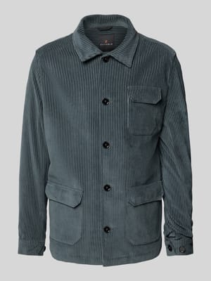 Regular Fit Overshirt mit Umlegekragen Modell 'John' Shop The Look MANNEQUINE