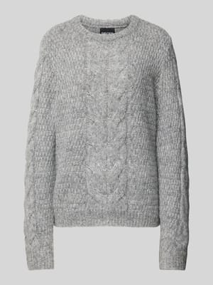 Gebreide pullover met kabelmotief, model 'NINA' Shop The Look MANNEQUINE