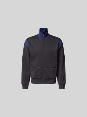 Regular Fit Sweatjacke mit Stehkragen Shop The Look MANNEQUINE