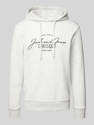 Hoodie mit Label-Print Modell 'FERRIS' Shop The Look MANNEQUINE