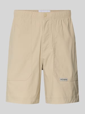 Regular Fit Shorts mit Logo-Patch Modell 'Landroamer' Shop The Look MANNEQUINE
