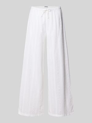 Stoffen broek met elastische band Shop The Look MANNEQUINE