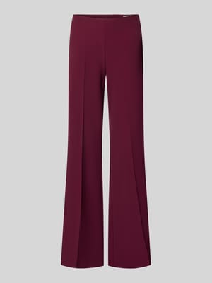 Spodnie o rozkloszowanym kroju z zakładkami w pasie Shop The Look MANNEQUINE