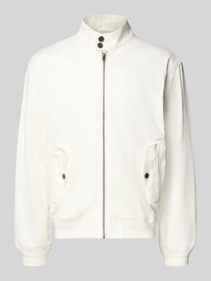Windbreaker mit Stehkragen und Label-Stitching Shop The Look MANNEQUINE