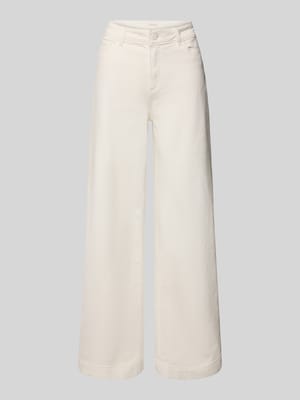 Flared Cut Jeans mit Eingrifftaschen Shop The Look MANNEQUINE