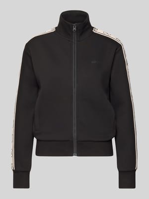 Regular Fit Sweatjacke mit Stehkragen Modell 'Britney' Shop The Look MANNEQUINE